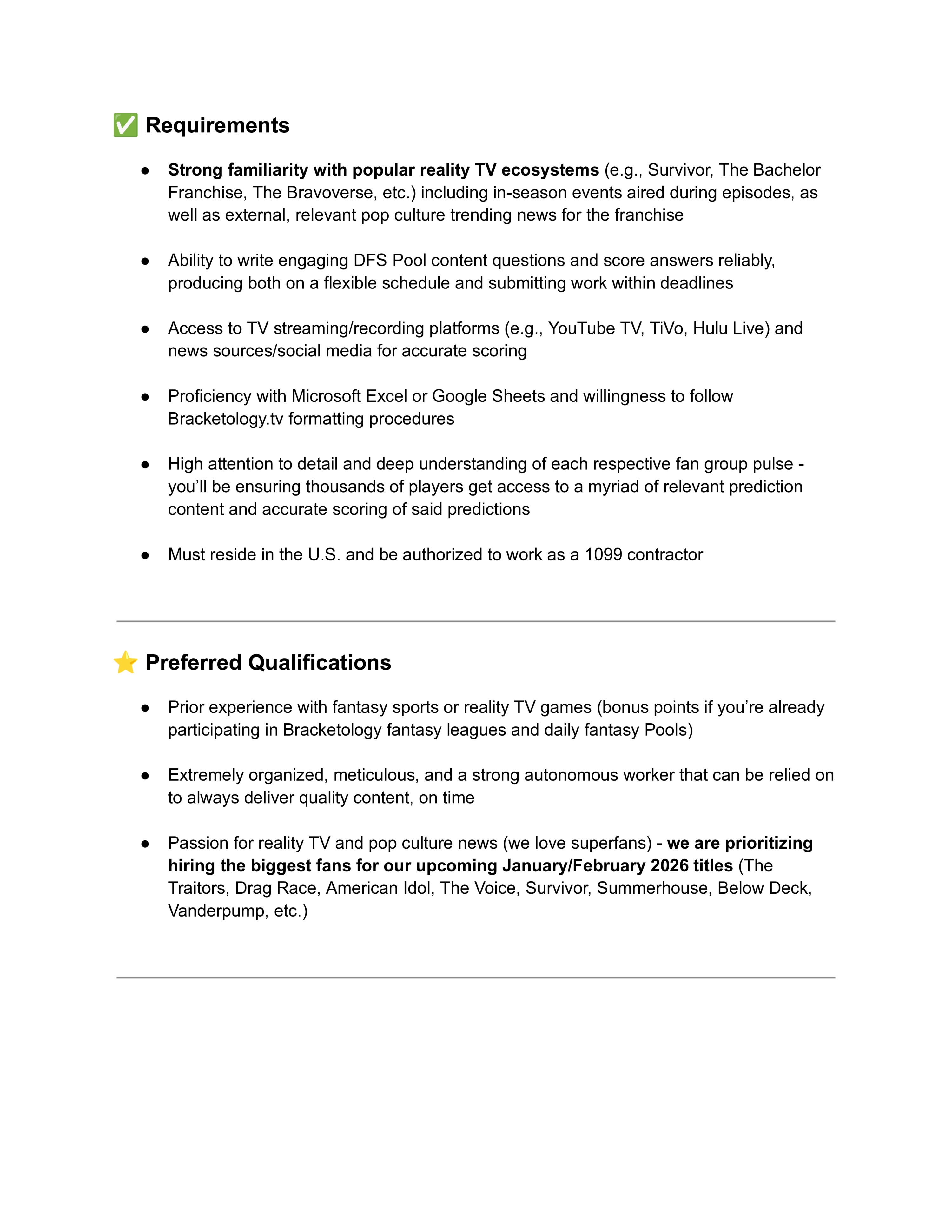 Job Description Page 2